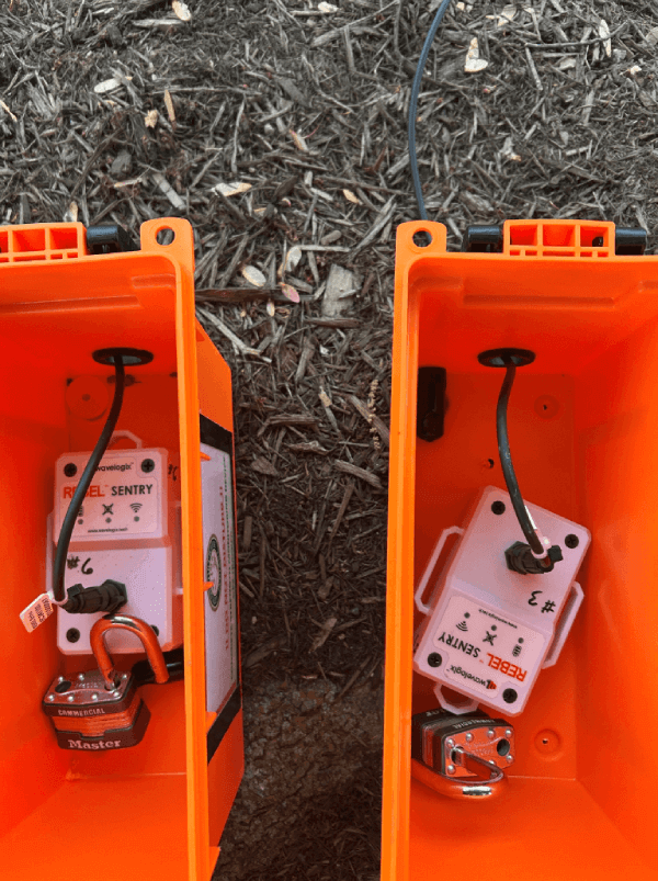 rebel sensors at construction site